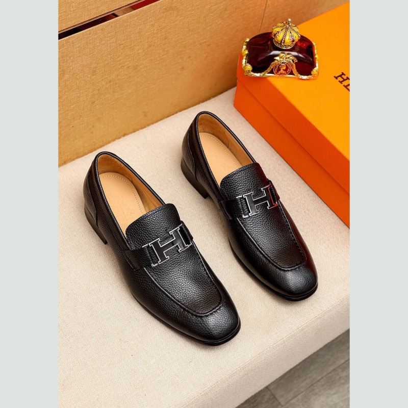 H**mes leather shoes